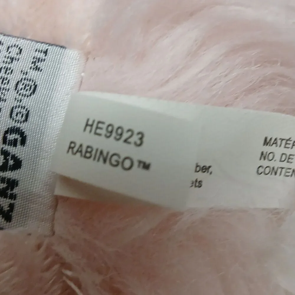 Ganz Rabingo Flamingo Easter Stuffed Plush Animal Bunny Ears & Striped Legs 18